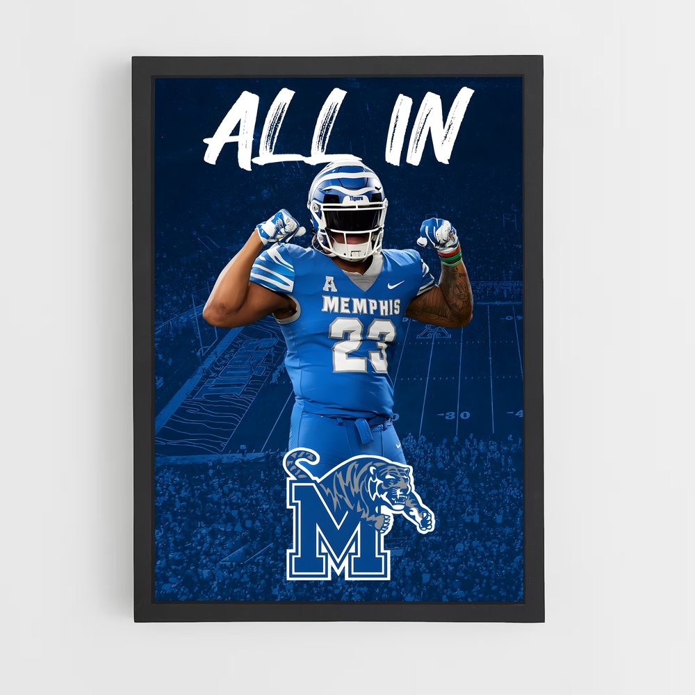 Poster Touchdown Memphis – affiche Basketball (vue 2)